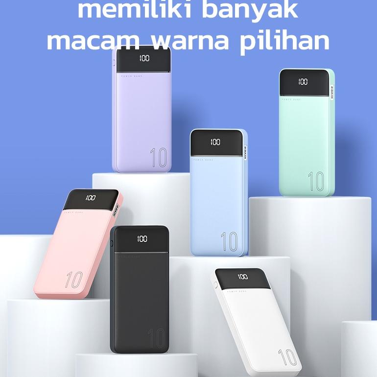 CUCI GUDANG BASIKE POWERBANK 20000 MAH FAST CHARGING DUAL USB LED POWER BANK 10000 MAH MURAH LUCU MI