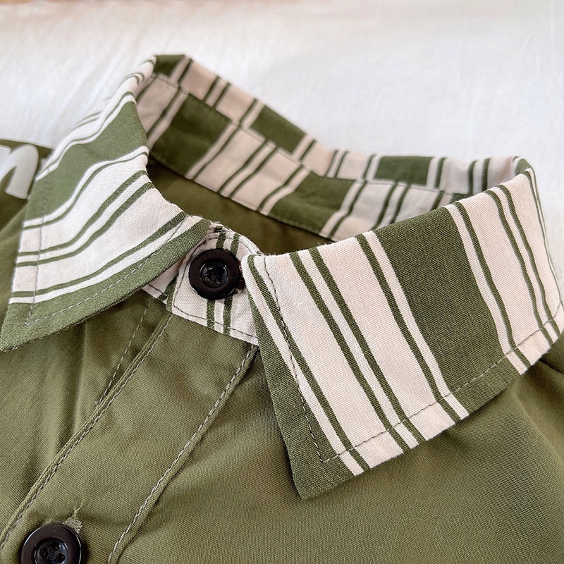 Kemeja Anak Laki Laki Kemeja Motif Garis Anak Cowok Baju Anak Laki Lengan Panjang Garis Simple