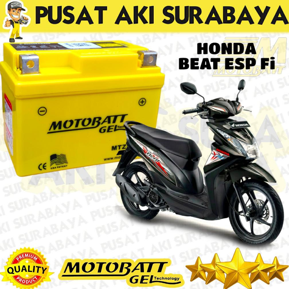 CUCI GUDANG PUSAT AKI SURABAYA AKI KERING MOTOBATT MTZ5S ACCU SEPEDA MOTOR HONDA BEAT ESP FI BEAT OL