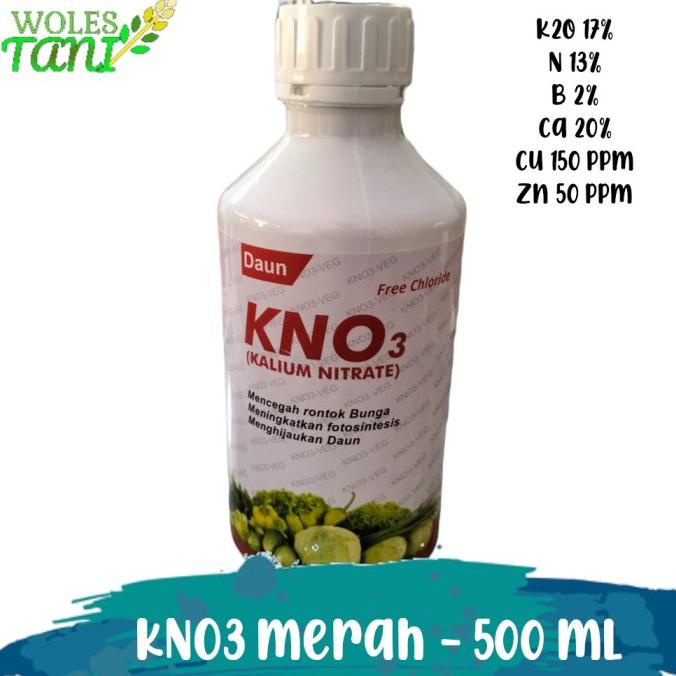 ___] Pupuk KNO3 Vegetatif KNO3 Merah 500 ml Bebas Chlor