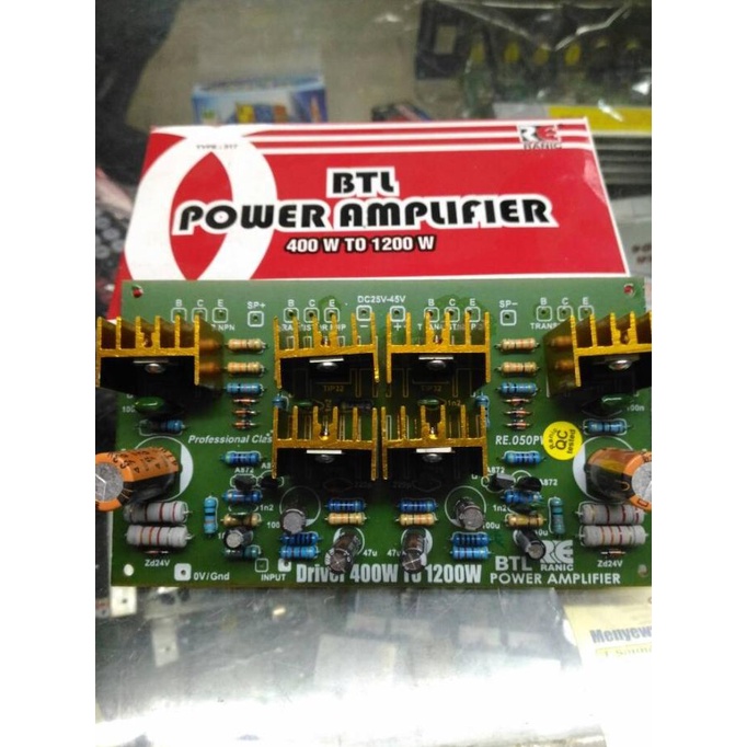 ((((()paling dicari] kit driver power amplifier btl 400w