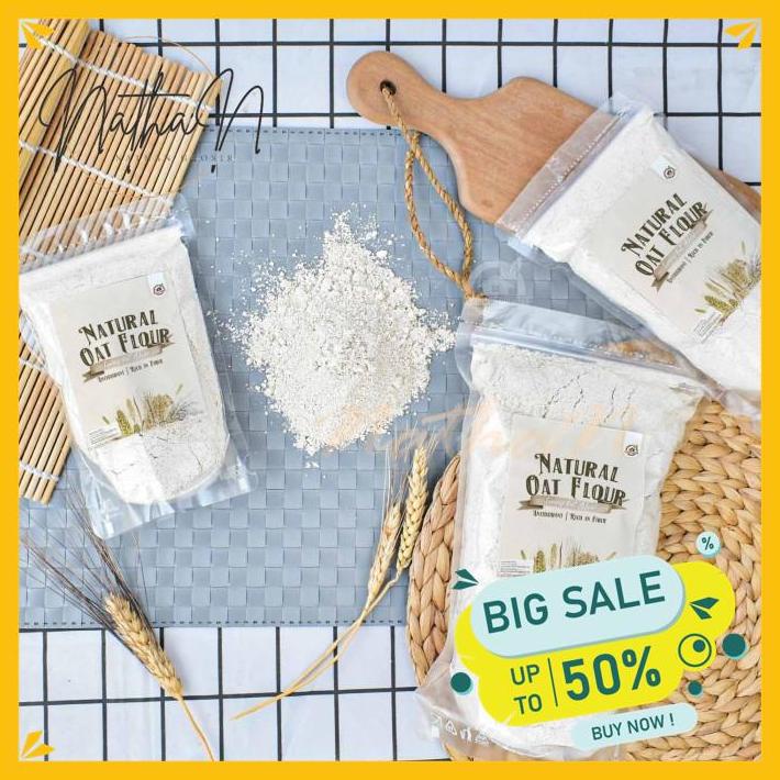 

NATURAL OAT FLOUR / TEPUNG OAT ALAMI 1 KG TERBAIK