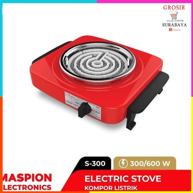MASPION KOMPOR LISTRIK S-300/ KOMPOR LISTRIK MASPION / MASPION S-300 PUFF.AND.CO