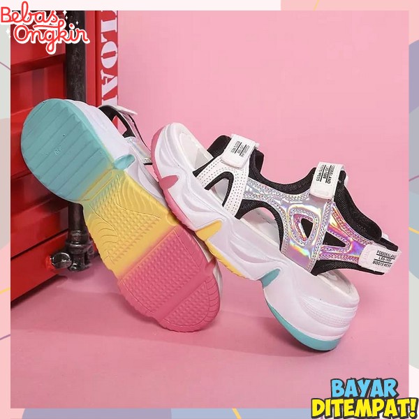 Wedje Weadges Pesta Slop Weges Wejes Elegan Ori Sandal Kekinian Wegjes Sepatu Wadges Wegdes Cewek We