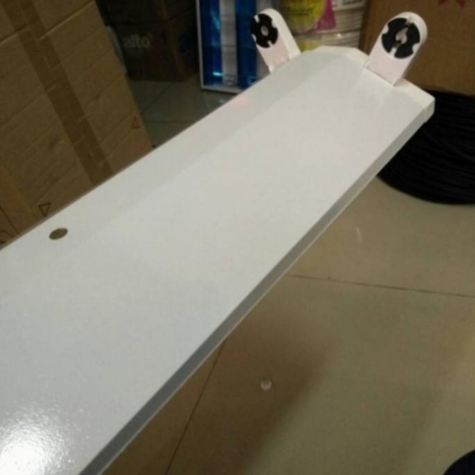 ris kap lampu V LED 2x16watt 120cm/ kap lampu neon / kap lampu TL