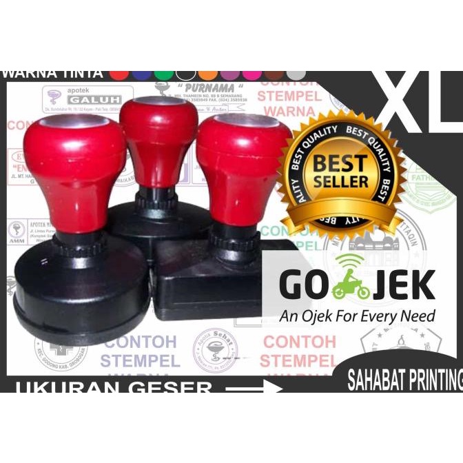 

STEMPEL WARNA | STEMPEL JADI TINGGAL CAP UKURAN EXTRA LARGE