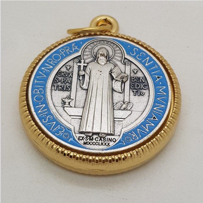 Terlaris Medali Santo Benediktus - Diameter 3.3 Cm