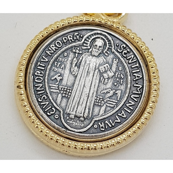 Terlaris Medali Santo Benediktus - Diameter 2.5 Cm