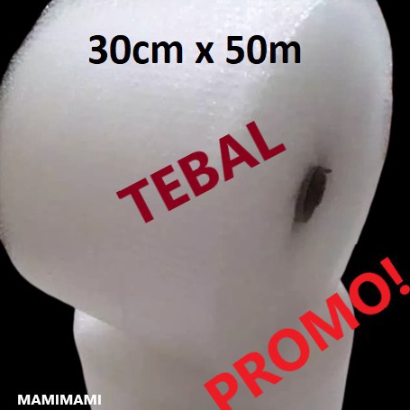 

→Terkini➫ Bubble Wrap Putih Bening 30CMx50M bagus tebal Bubblewrap Bandung gosend plastik buble warp T41