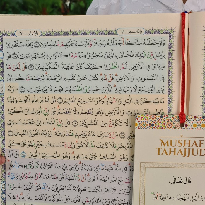 Alquran Tahajud,Al Quran Besar Ukuran A3 Tajwid Keras Warna