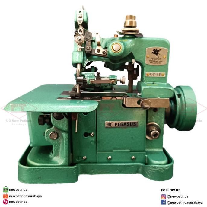 :>:>:>:>] mesin jahit obras 3 benang Pegasus DC-1S komplit set