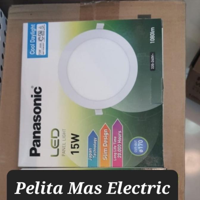 ris lampu led panel downlight led 15 watt panasonic 15w led plafon