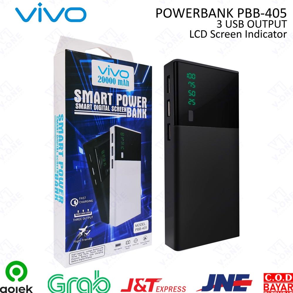 TERBAIK PB POWERBANK POWER BANK VIVO MURAH KAPASITAS 20000 MAH PBB 405