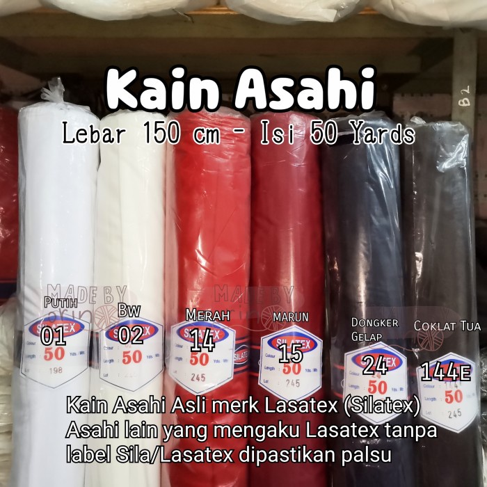 Terlaris Kain Furing Lasatex Asahi 1 Roll Lebar 150 Cm