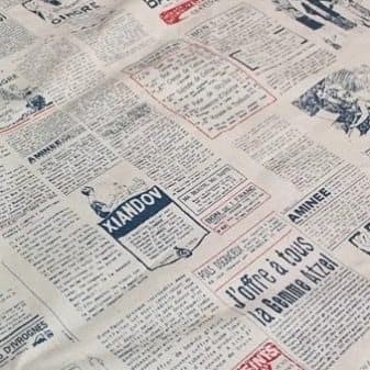 Terlaris Kain Cotton Linen Motif Koran Ready Stock Jakarta