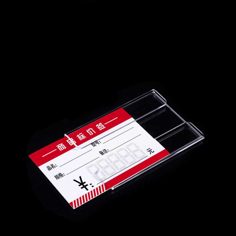 

10Pcs Acrylic Akrilik Price Tag/Name Tag/ Label Nama Produk 3 X 5 Cm 2Mm
