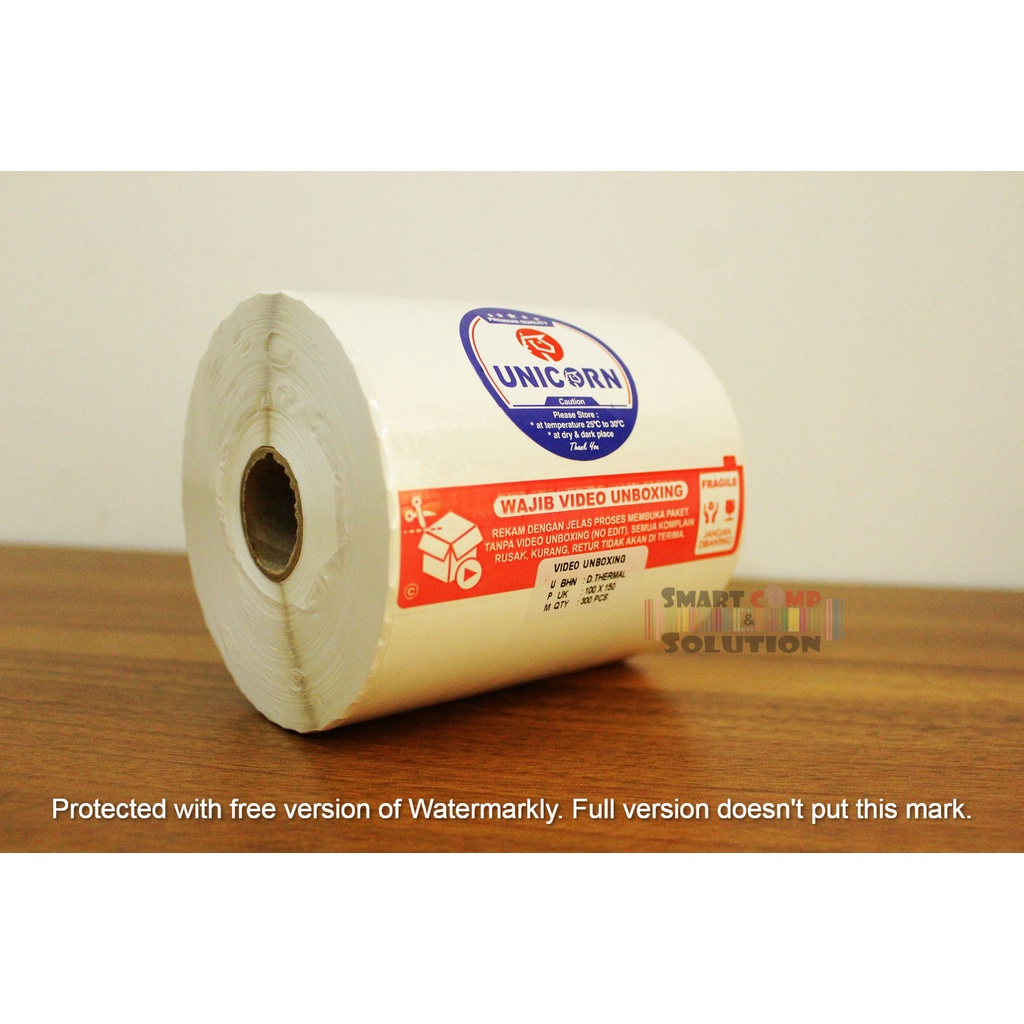

Label Thermal Resi Awb A6 100X150 Stiker Fragile Unboxing @300