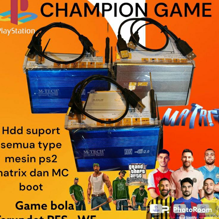 ｀ HDD PS2 EKSTERNAL PS2 120GB FULL GAME HARDISK EXTERNAL PLAYSTATION 2 120GB m Kemasan Baru ✄.