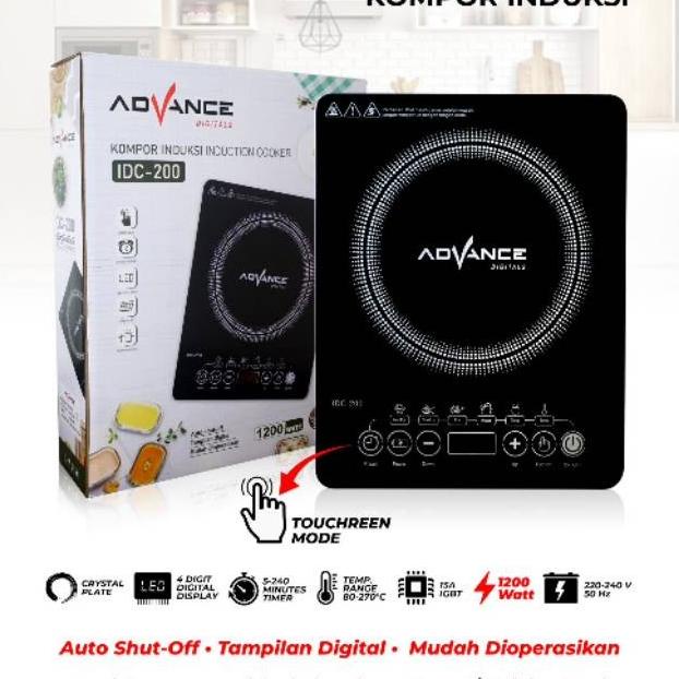 KOMPOR INDUKSI / KOMPOR LISTRIK ADVANCE IDC-200 / IDC200 PUFF.AND.CO
