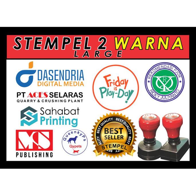 

Stempel 2 Warna Ukuran Large SIAP CAP