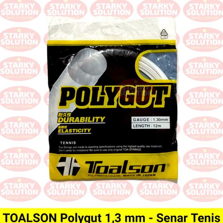 Diskon Senar Raket Tenis Toalson Polygut 1,3Mm Original