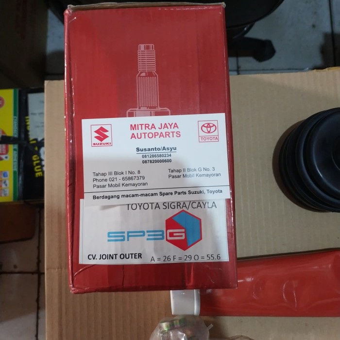 As roda CV joint bagian luar Calya Sigra terpercaya