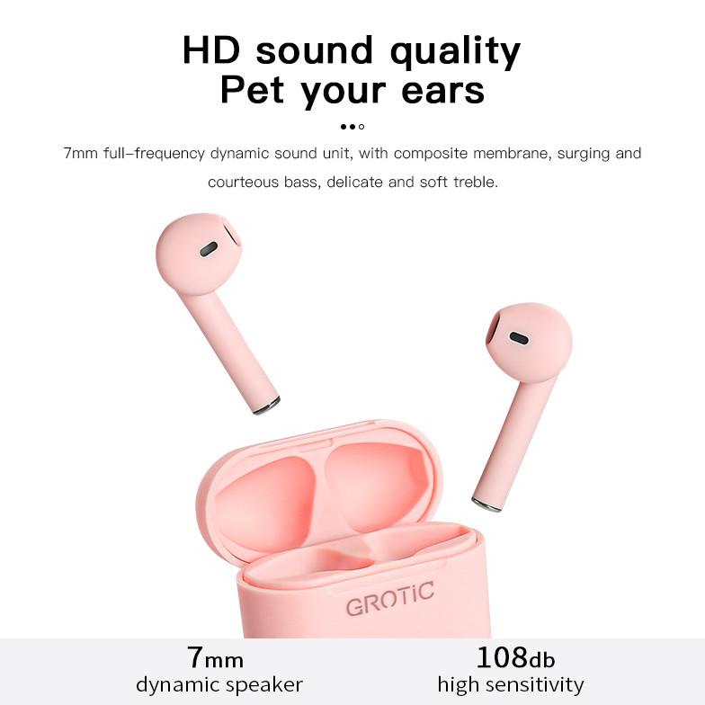 TERBARU GROTIC HEADSET BLUETOOTH INPODS 12 TWS MACARON EARPHONE TRUE WIRELESS STEREO HIFI SENTUH EAR