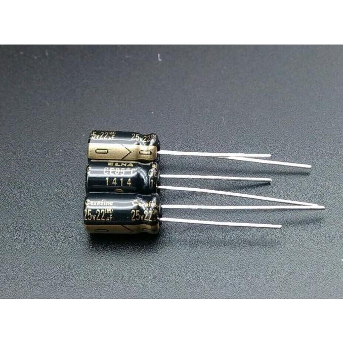 #@#@#@#@] elco elko kapasitor elektrolit ELNA CERAFINE 22uf 25v
