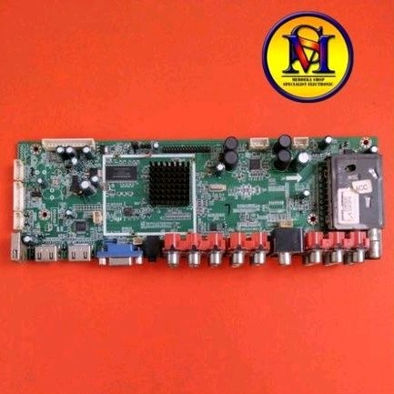 mb mobo mainboard mhoterboard module mesin tv Polytron PLM 32T25 PLM32T25