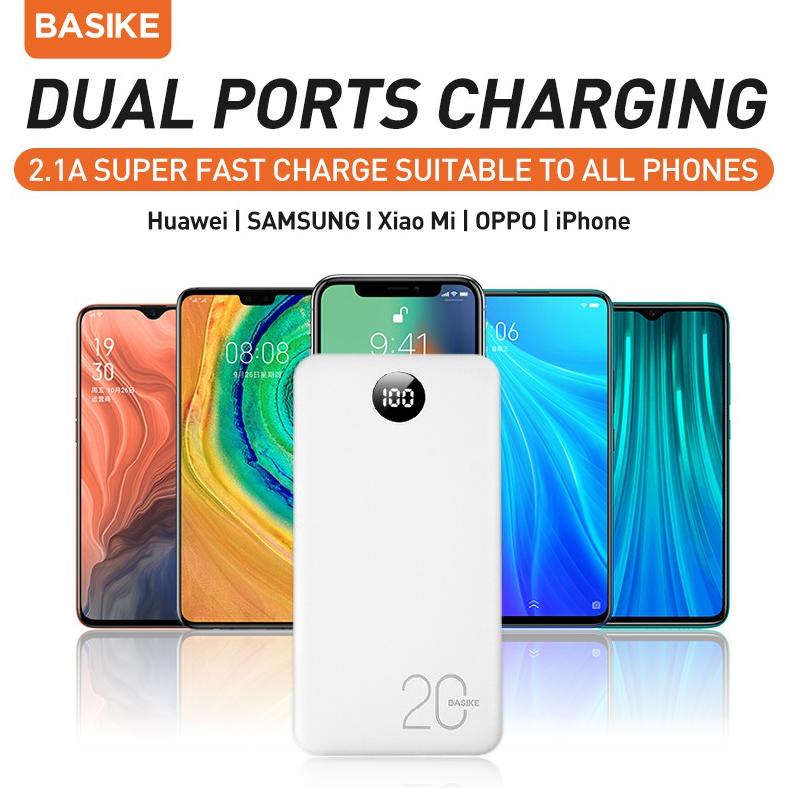 SIAP KIRIM POWER BANK 20000 MAH 10000 MAH POWERBANK DUAL USB OUTPUT 2 INPUT LED DISPLAY MURAH MINI B