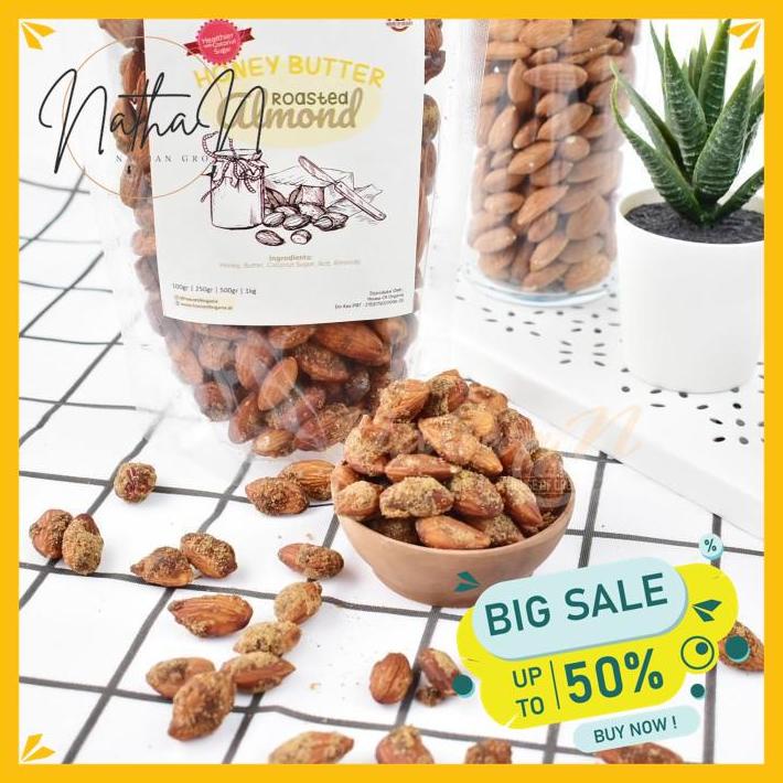 

HONEY BUTTER ROASTED ALMOND ( PANGGANG ) 100 GR PRODUK TERBAIK