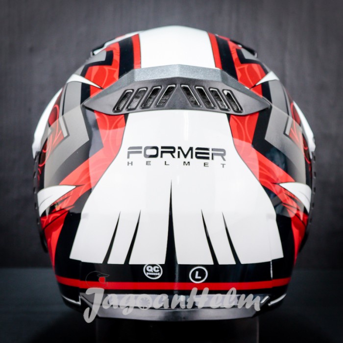 Cargloss Helm Former Supermoto Edge White Carglos