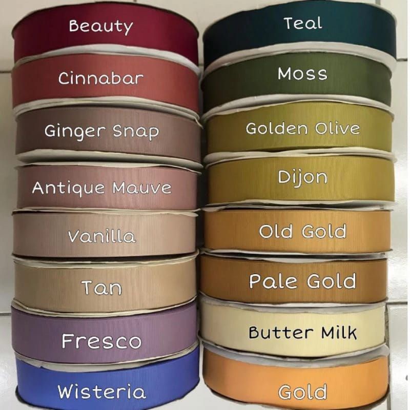 

1 CM - PITA GROSGRAIN PREMIUM / PITA POLOS KADO HAMPERS / GROSGRAIN IMPORT PREMIUM/GGS