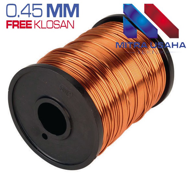 _ KAWAT TEMBAGA EMAIL 0.45 MM ENAMEL WIRE COOPER GULUNG DINAMO ILMAIL 0.45mm 0,45 045 0,45mm g Speci