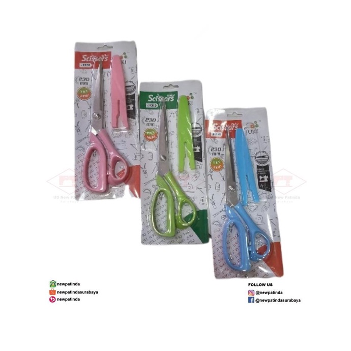 

Ready...Ready...Ready...] JK-989 Gunting Kain / Kertas Serbaguna Ukuran 9 Inch