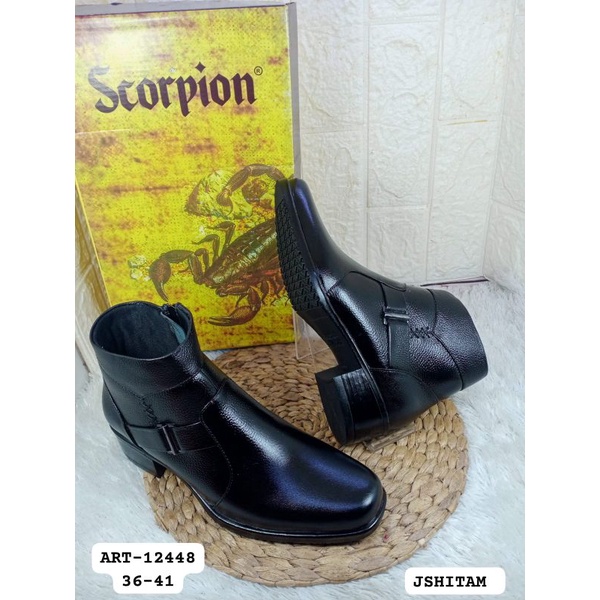 SEPATU BOOT IMPORT WANITA SCORPION 12448