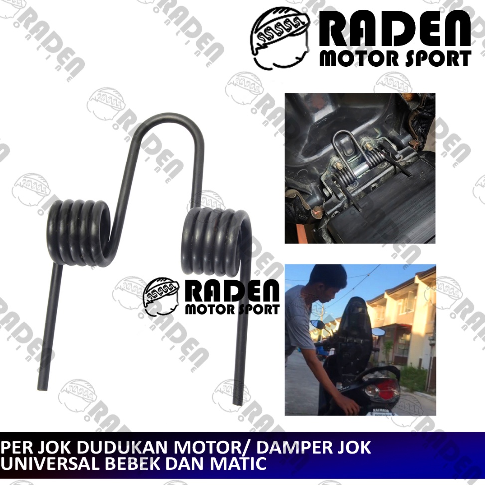➭ZKS (BISA COD) PER JOK MOTOR DUDUKAN PER JOK KAWAT PER JOG MOTOR DAMPER JOK UNTUK BEBEK SUPRA KHARI