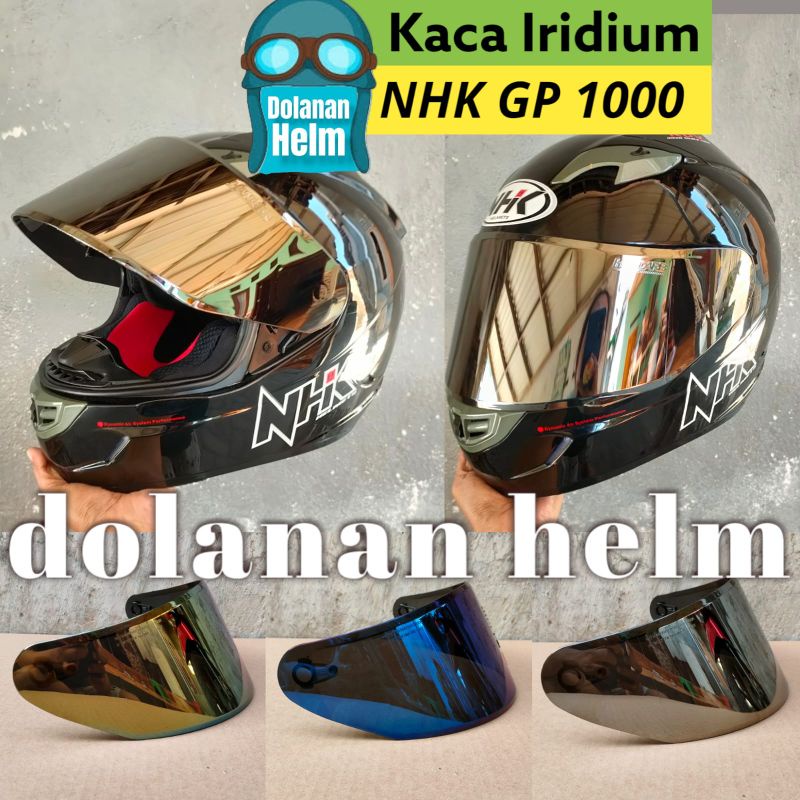 Kaca Helm Iridium PNP NHK GP1000 | Visor NHK GP1000
