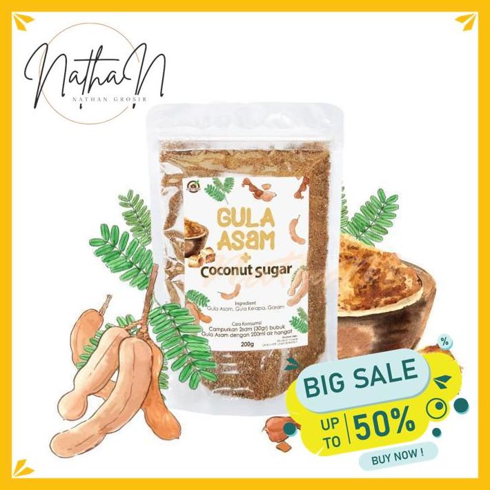 

GULA ASAM + COCONUT SUGAR 200 GR PRODUK PILIHAN