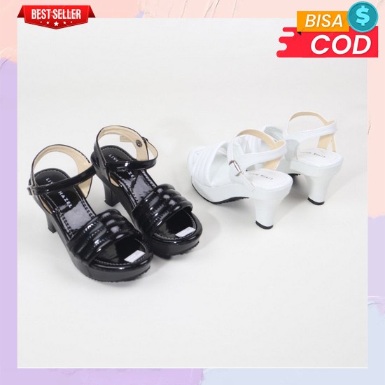 Sendal Anak Perempuan Hils Kondangan Sendal Princes High Hels Import H Heels Anak Perempuan Sepatu M