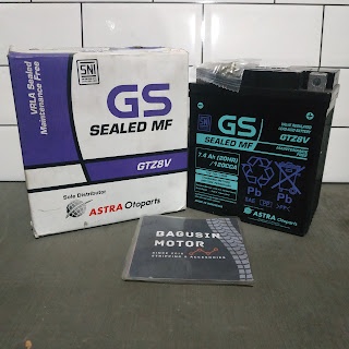 Aki Accu Kering GS ASTRA GT8V R25 MT25 CBR 250 R RR KLX SPRINT 150 ASLI