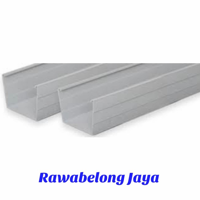 Pvc Talang Air Kotak Besar 8 Inch "Langgeng" Terlariss 