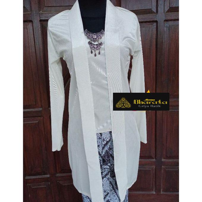 Kebaya Bludru Kutubaru - Model Lunamaya / Body Panjang Jumbo Premium