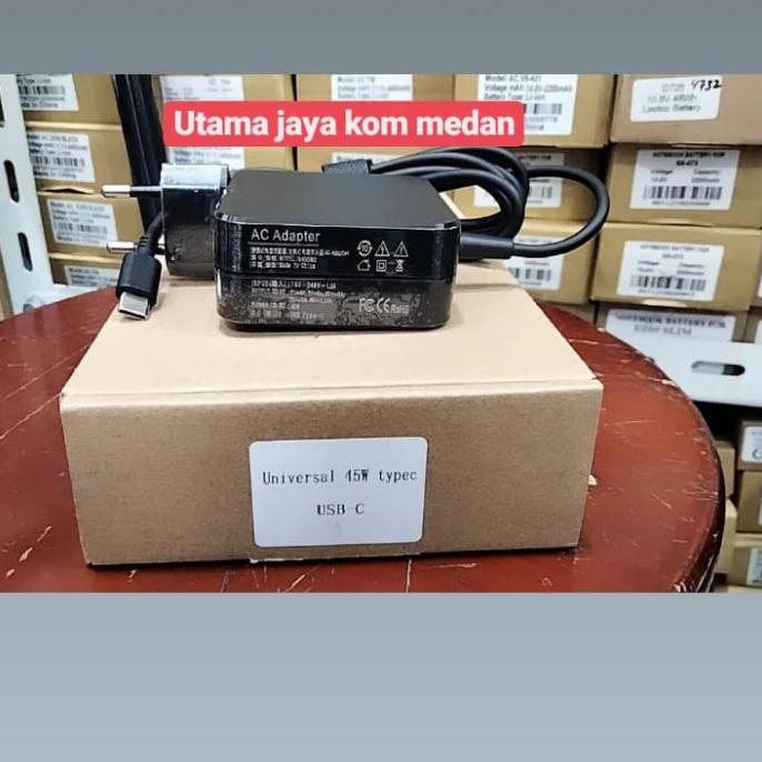 Charger Adaptor Laptop Universal Asus Dell Lenovo 20V-3.25A Type Usb-C