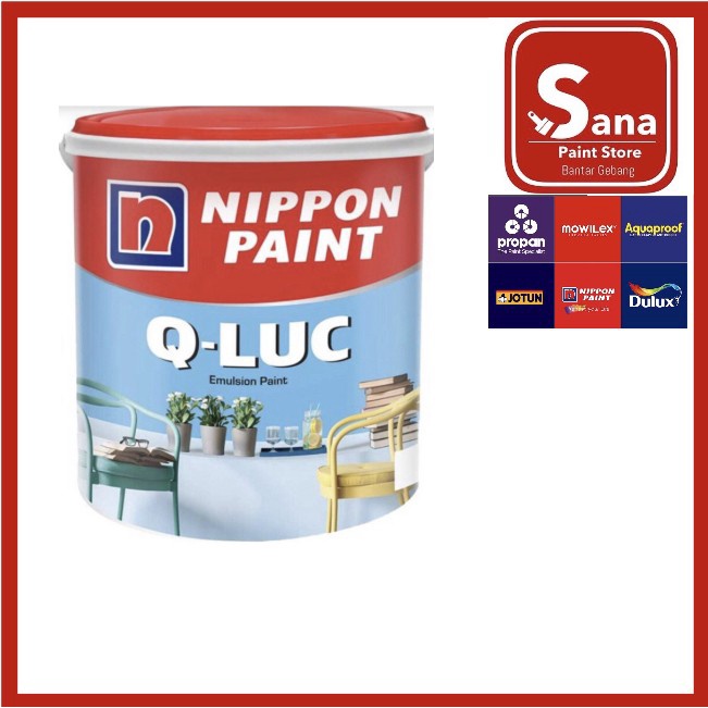 Terlaris Cat Nippon Paint Q-Luc 5 Kg Putih