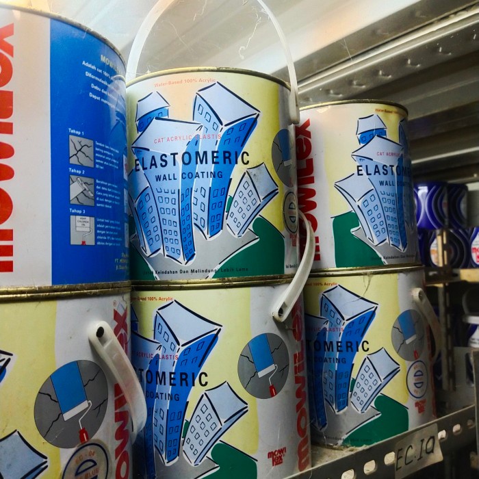 Terlaris Cat Luar Mowilex Elastomeric Wall Coating