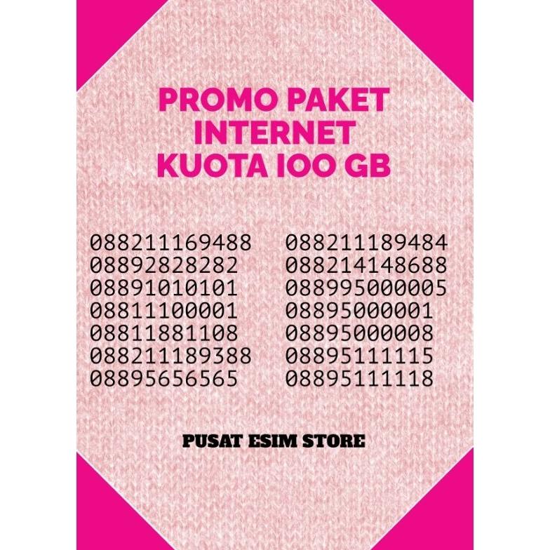 TERBAIK ESIM SMARTFREN UNLIMITED NONSTOP PROMO 100 GB FULL 24 JAM (GRATIS ONGKIR)
