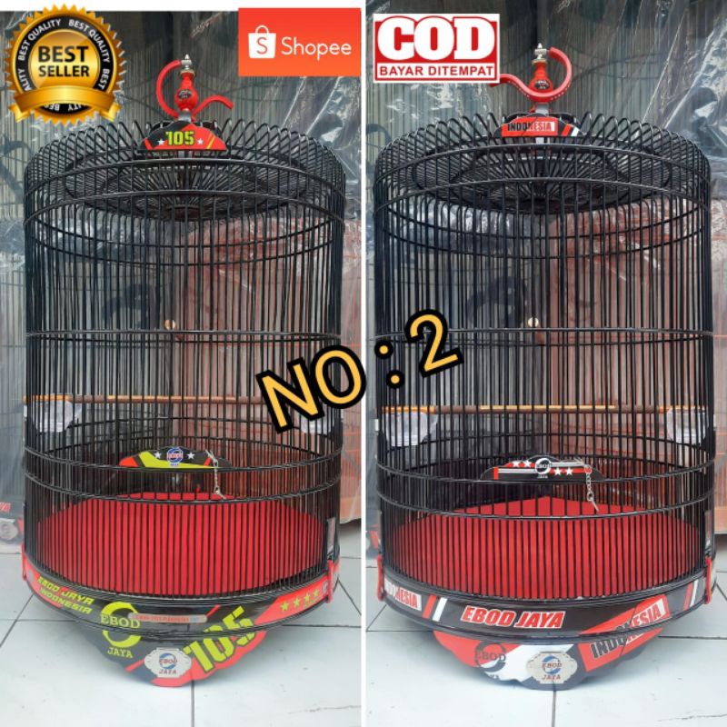 SANGKAR MURAI EBOD JAYA DECAL NO 2 KOMPLIT RAPIH//AKSESORIS