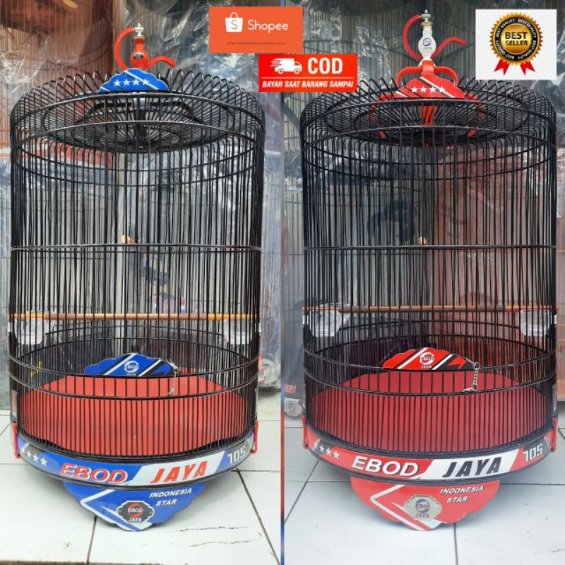SANGKAR MURAI EBOD JAYA DECAL NO 3 KOMPLIT RAPIH//AKSESORIS