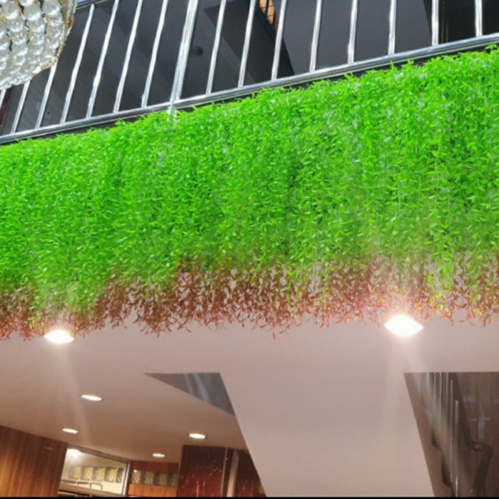 [Plastik] Daun Hias Dekorasi Daun Lee Kwan Yew Daun Rambat Plastik Daun Sulur [Mini]